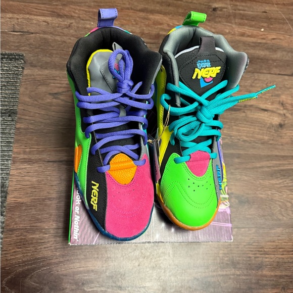 Reebok Kids Multicolor High-Top Sneakers - Picture 1 of 5